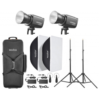 Godox Litemons LA300Bi (Black) Bi-Color LED K2 Kit Godox Litemons LA300Bi (Black) Bi-Color LED K2 Kit